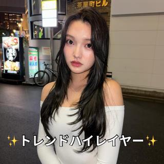オリーブカラー×ハイレイヤー