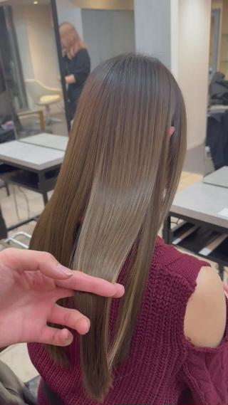 天使の輪ができる縮毛矯正︎
乾かすだけです!