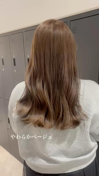 ロング カラー ヘアアレンジ 暗髪カラー🫐 おくだりんかのヘアスタイル