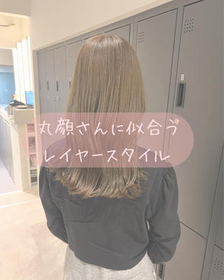 セミロング カラー ヘアアレンジ 暗髪/くすみカラー おくだりんかのヘアスタイル