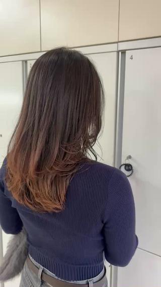 セミロング CREA渋沢 モデル募集🌺アイナのヘアスタイル