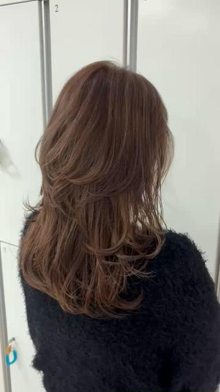 セミロング CREA渋沢 モデル募集🌺アイナのヘアスタイル