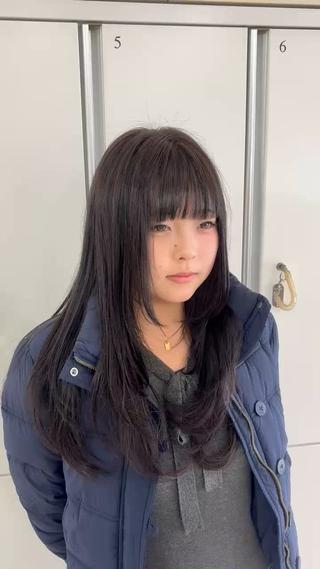 ロング CREA渋沢 モデル募集🌺アイナのヘアスタイル