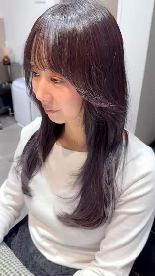 セミロング quill クイル　ツボイタクマのヘアスタイル