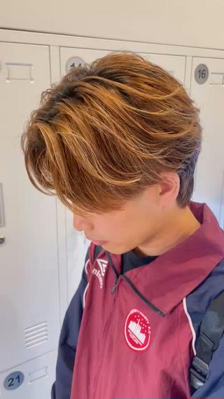 ミディアム パーマ メンズ L.E.M泉中央店長 小野寺優斗のヘアスタイル