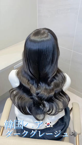ロング カラー 透明感カラー🌿 グレージュ🐺陽介のヘアスタイル