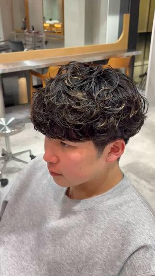 パーマ メンズ fifth 清水睦月のヘアスタイル