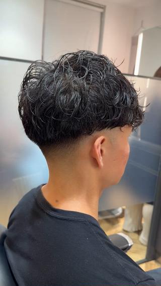 ショート パーマ メンズ 💈きかわ あさひ💈のヘアスタイル