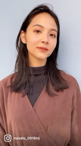 セミロング カラー パーマ 村上雅人 ナチュラルモードのヘアスタイル