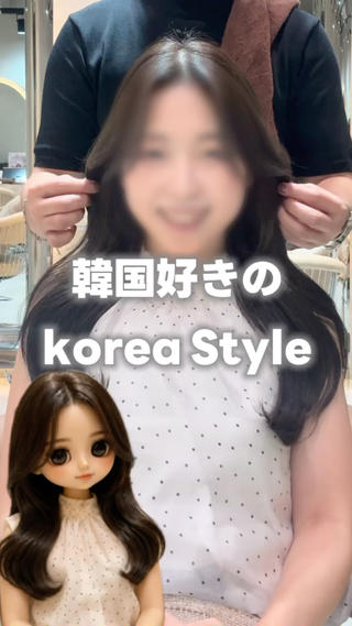 ロング 縮毛矯正/仙台カラー 韓国ヘア/reiyaのヘアスタイル