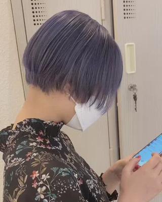 ショート カラー esu 天満のヘアスタイル
