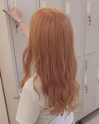 セミロング カラー esu 天満のヘアスタイル