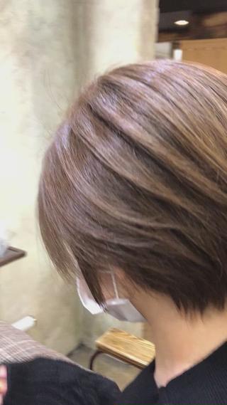 ショート 髪質改善✨ストレート オグ✂️/ショートのヘアスタイル