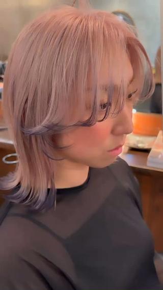 ミディアム 斉藤 潤一のヘアスタイル