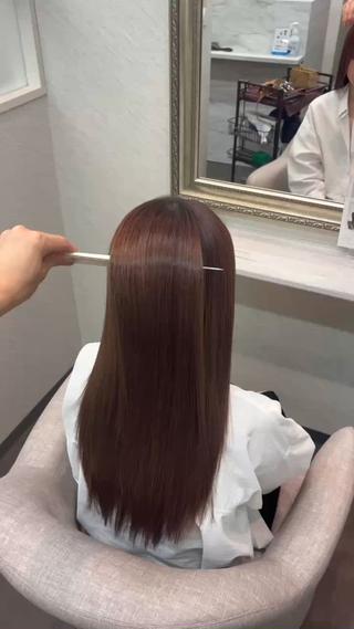 セミロング ✨髪質改善/ カラー特化びょん✨のヘアスタイル