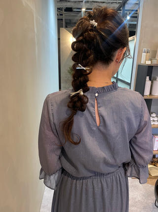ロング 齊藤 桃子のヘアスタイル