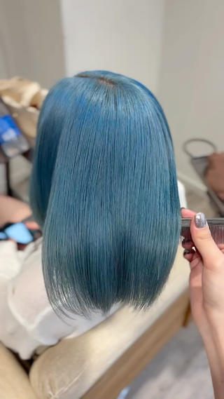 カラー ブリーチカラー/茨木 𝙨𝙖𝙠𝙞💚のヘアスタイル