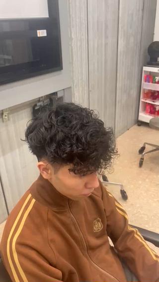 ショート パーマ メンズ 山下和輝/fifth メンズパーマのヘアスタイル