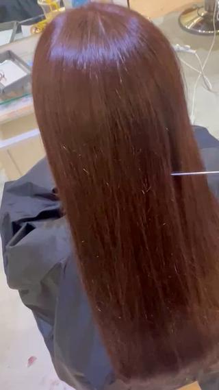 ロング カラー 山口 夕斗のヘアスタイル