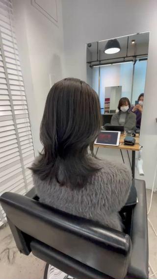 セミロング 【愛され小顔カット】 YOSHIKIのヘアスタイル