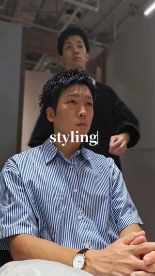 カット後
メンズカット
×
スパイキーショート