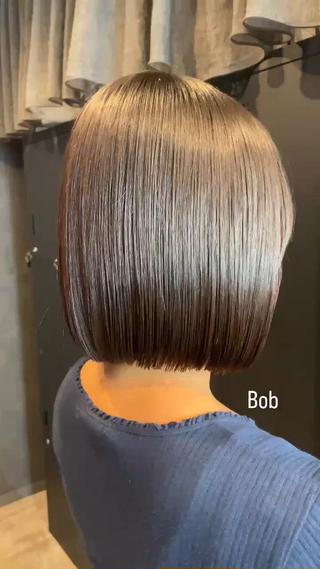 Bobスタイル
パッっとボブ