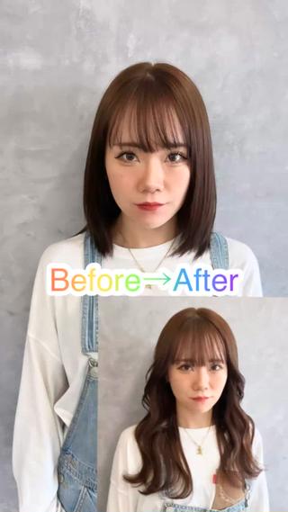 ダイヤモンドプルエクステBefore→After動画 