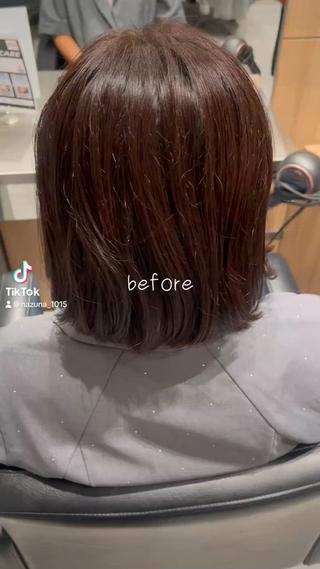 ショート パーマ レイヤー MINX伊藤なず菜のヘアスタイル