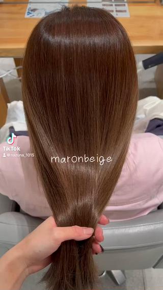 ロング カラー レイヤー MINX伊藤なず菜のヘアスタイル