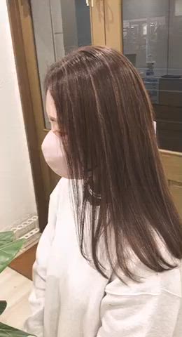 セミロング カラー パーマ ヘアアレンジ 【ツヤ髪美容師】 ツダケイスケのヘアスタイル