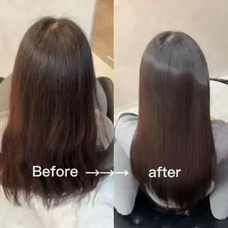 ロング ボブ専門髪質改善 フミヤのヘアスタイル