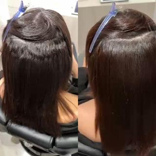 セミロング ボブ専門髪質改善 フミヤのヘアスタイル