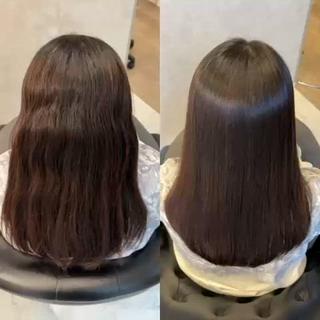ロング ボブ専門髪質改善 フミヤのヘアスタイル