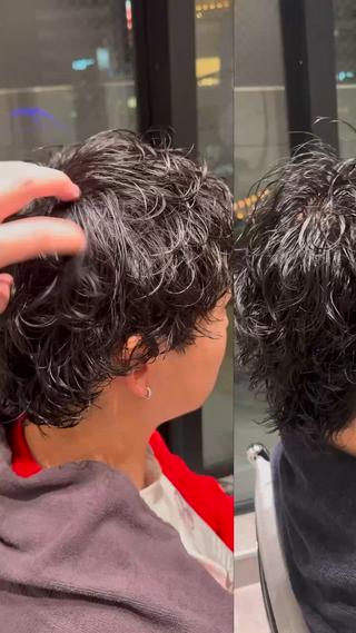 パーマ メンズ 実績のメンズパーマ/ スナップフォト見てねのヘアスタイル