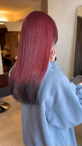 カラー @z（アットゼー） arisaのヘアスタイル