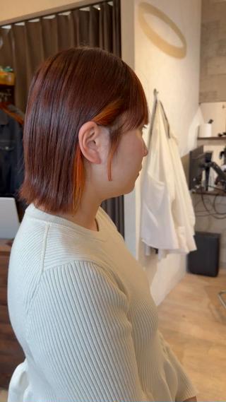 カラー @z（アットゼー） arisaのヘアスタイル