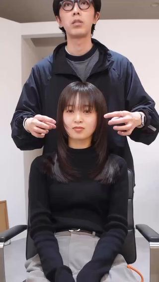 ミディアム 中野 恵脩のヘアスタイル