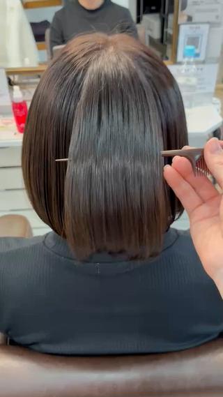 ショート パーマ Ai まとまる 縮毛矯正/ショートのヘアスタイル