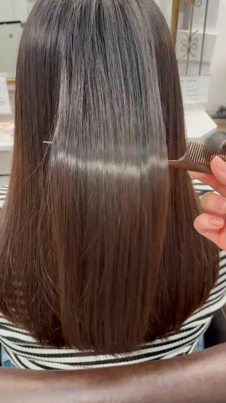 ロング パーマ Ai まとまる 縮毛矯正/ショートのヘアスタイル