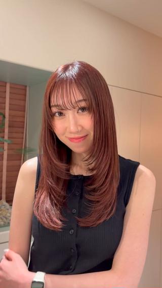 ロング カラー ブリーチ×透明感 カラー/楓梨🎀のヘアスタイル