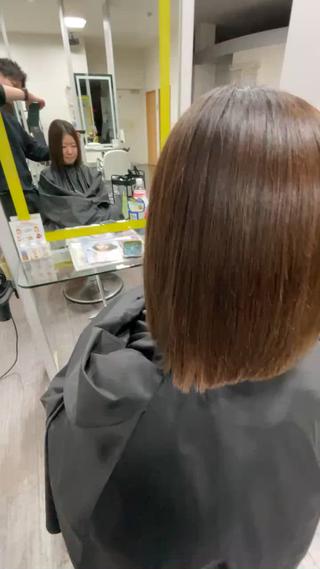ミディアム 岡薗 寛之のヘアスタイル