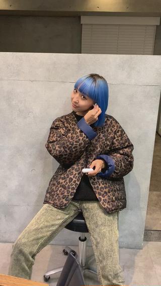 #ブルーヘアー