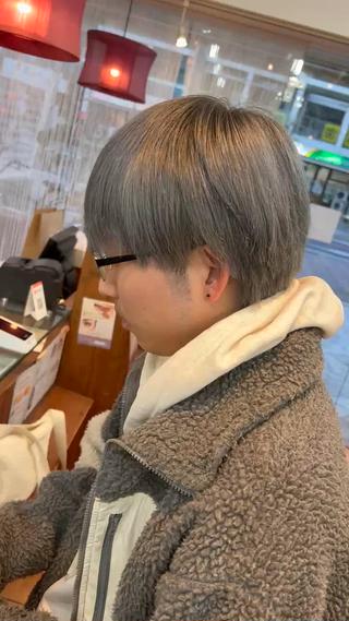 メンズ ホワイトベージュ︎︎ seikaのヘアスタイル