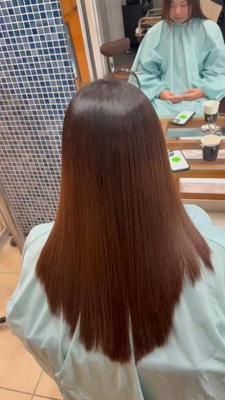 ハンドドライのみです︎縮毛矯正おすすめです!