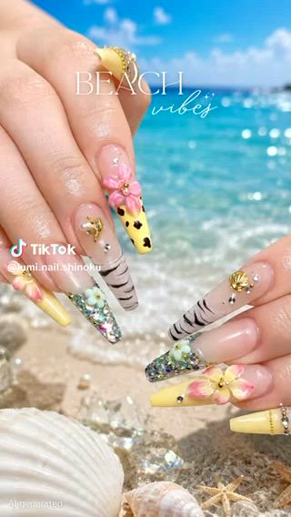 ロング Lumi Shinokuboのネイルデザイン
