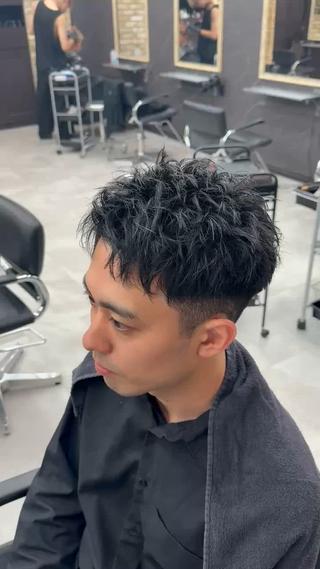 メンズ メンズパーマ 本田 有里のヘアスタイル
