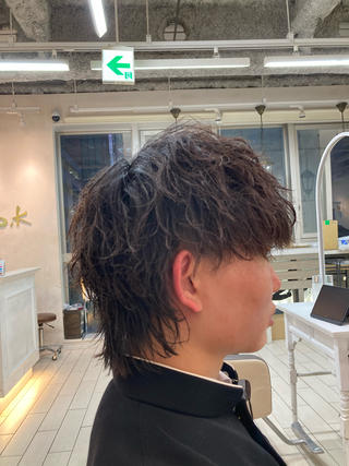 パーマ メンズ 可愛い顔周りカット お任せください✨中川のヘアスタイル