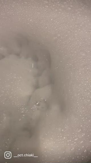 フットメニューに必ずついてくる
オクトのフットバスです
もこもこで気持ちい〜んです