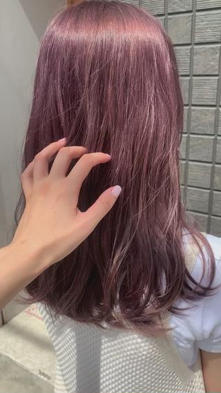 1ブリーチでlavender♡