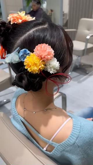 ロング ヘアアレンジ なりた るいのヘアスタイル